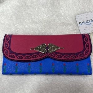 NWT Loungefly x Disney Frozen Anna Cosplay Trifold Wallet